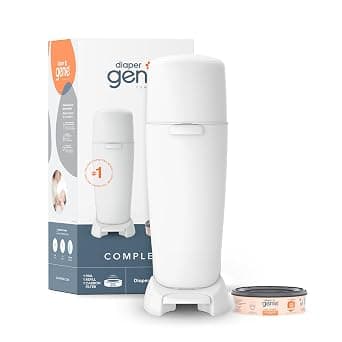 Diaper Genie Complete Diaper Pail, White product photo