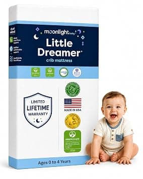 Moonlight Slumber Little Dreamer Dual-Sided Crib Mattress product photo