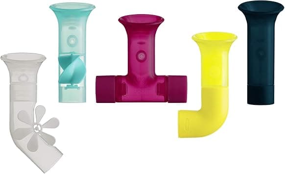 Boon PIPES Building Bath Toy Set, 5 Pieces product photo