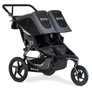 BOB Gear Revolution Flex 3.0 Duallie Jogging Stroller, Graphite Black product photo